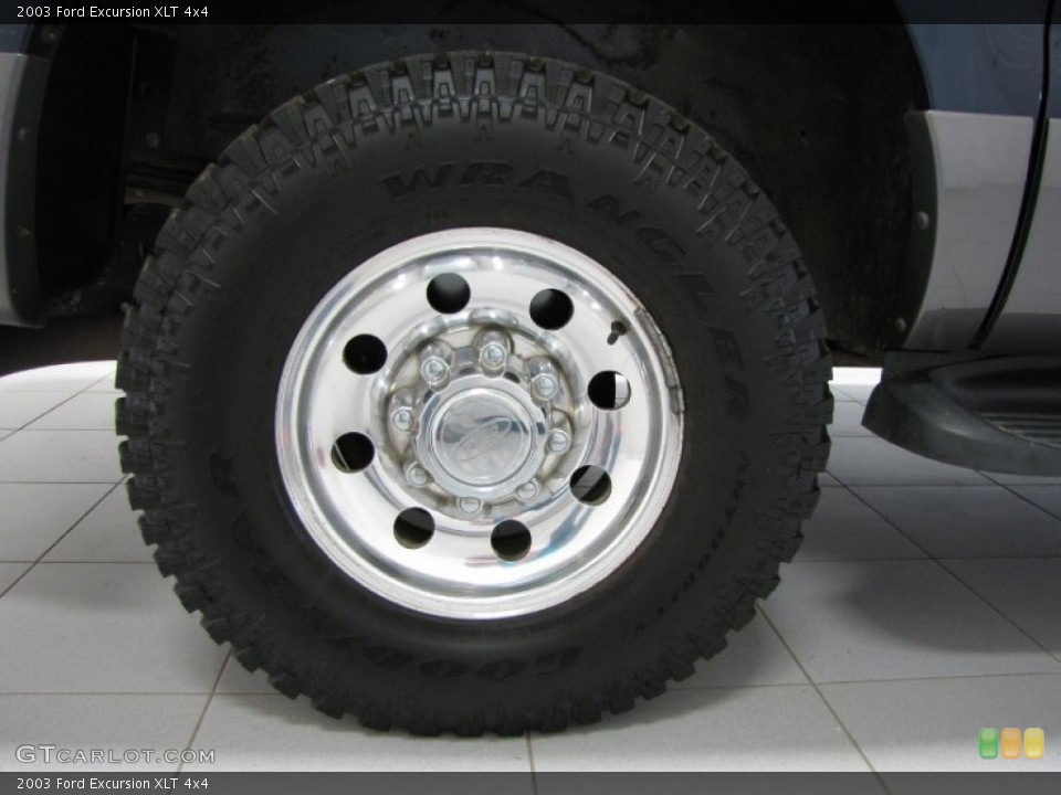 2003 Ford Excursion XLT 4x4 Wheel and Tire Photo #84830601