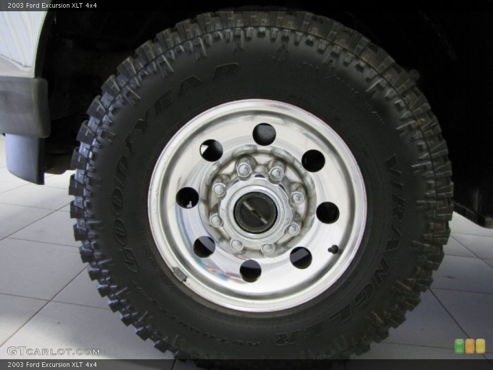 2003 Ford Excursion XLT 4x4 Wheel and Tire Photo #84831069