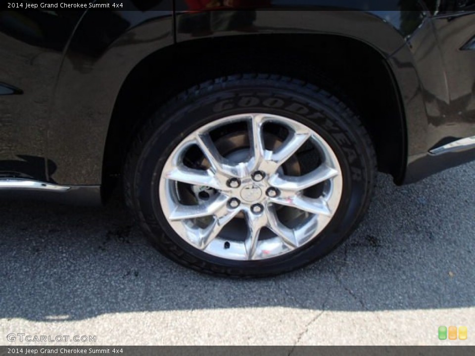 2014 Jeep Grand Cherokee Summit 4x4 Wheel and Tire Photo #84836177