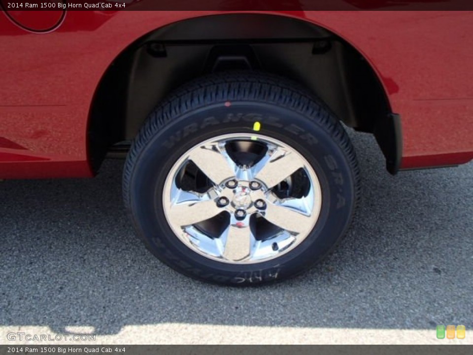 2014 Ram 1500 Big Horn Quad Cab 4x4 Wheel and Tire Photo #84838935