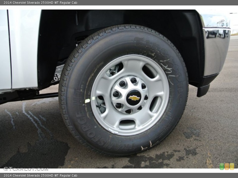 2014 Chevrolet Silverado 2500HD WT Regular Cab Wheel and Tire Photo #84842094