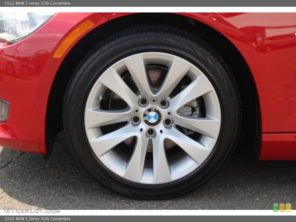 2012 BMW 3 Series 328i Convertible Wheel and Tire Photo #84848652
