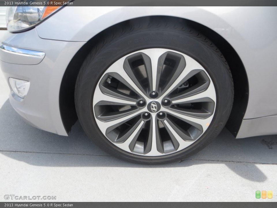 2013 Hyundai Genesis 5.0 R Spec Sedan Wheel and Tire Photo #84849615