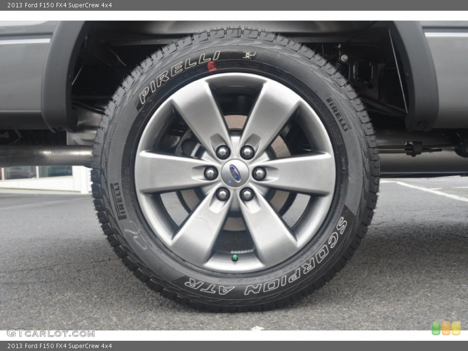2013 Ford F150 FX4 SuperCrew 4x4 Wheel and Tire Photo #84869999