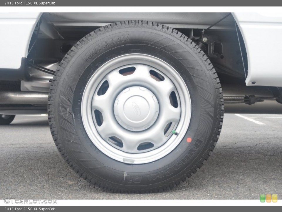 2013 Ford F150 XL SuperCab Wheel and Tire Photo #84870743