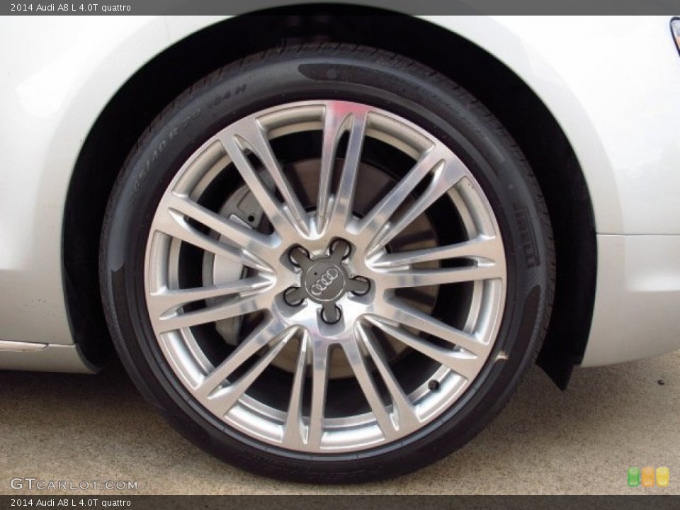 2014 Audi A8 L 4.0T quattro Wheel and Tire Photo #84875295