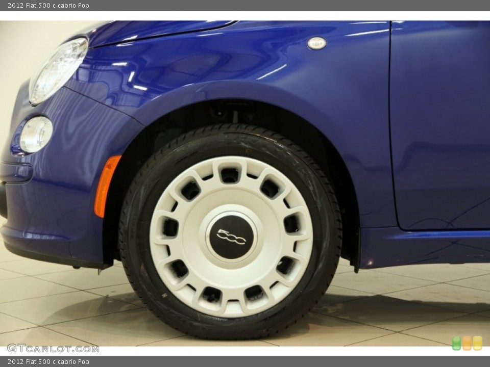 2012 Fiat 500 c cabrio Pop Wheel and Tire Photo #84878906