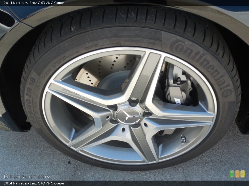 2014 Mercedes-Benz C 63 AMG Coupe Wheel and Tire Photo #84880208