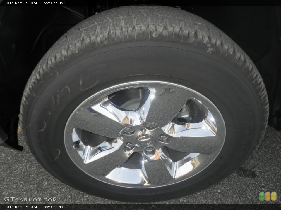 2014 Ram 1500 SLT Crew Cab 4x4 Wheel and Tire Photo #84889211