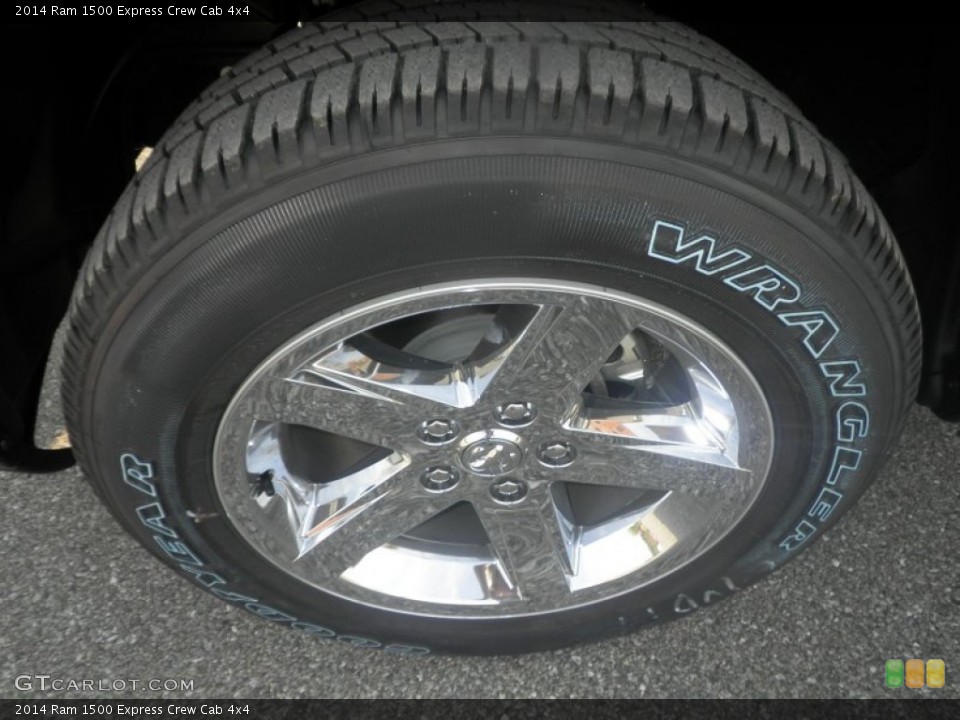 2014 Ram 1500 Express Crew Cab 4x4 Wheel and Tire Photo #84889400