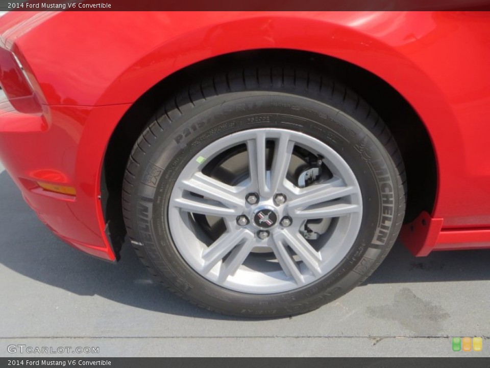 2014 Ford Mustang V6 Convertible Wheel and Tire Photo #84891083