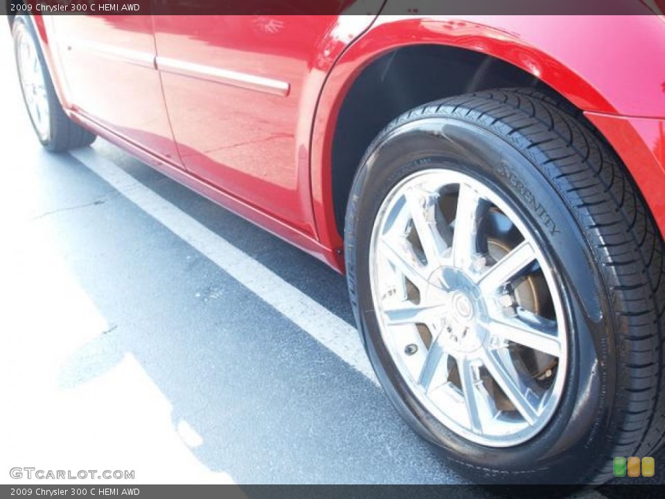 2009 Chrysler 300 C HEMI AWD Wheel and Tire Photo #84891638