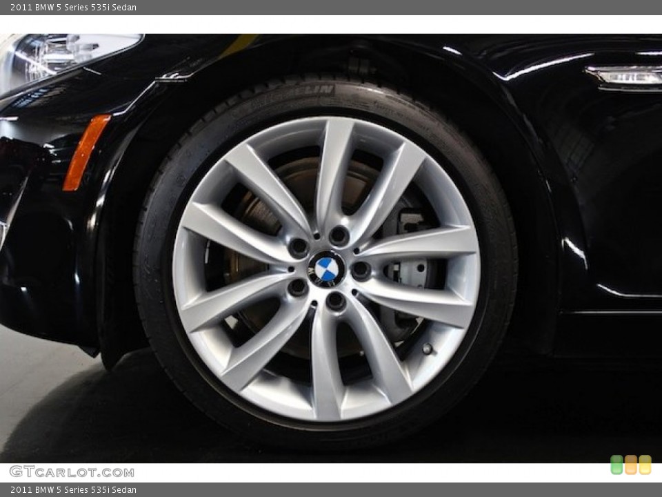 2011 BMW 5 Series 535i Sedan Wheel and Tire Photo #84898817