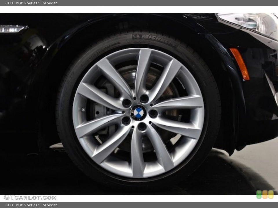 2011 BMW 5 Series 535i Sedan Wheel and Tire Photo #84898832