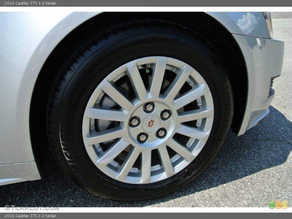 2010 Cadillac CTS 3.0 Sedan Wheel and Tire Photo #84901139