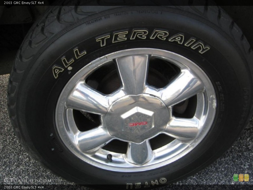 2003 GMC Envoy SLT 4x4 Wheel and Tire Photo #84918520