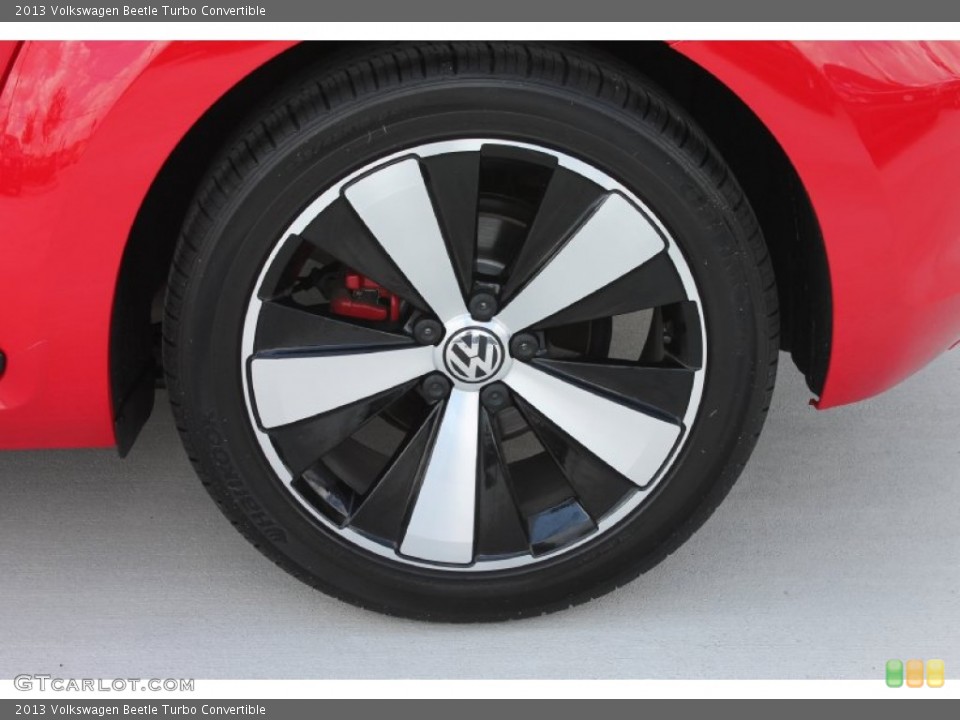 2013 Volkswagen Beetle Turbo Convertible Wheel and Tire Photo #84918742
