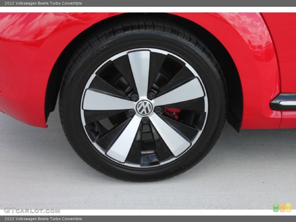 2013 Volkswagen Beetle Turbo Convertible Wheel and Tire Photo #84918838