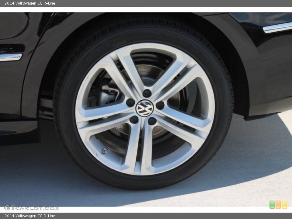 2014 Volkswagen CC R-Line Wheel and Tire Photo #84921403