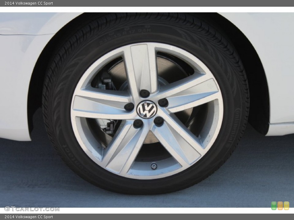 2014 Volkswagen CC Sport Wheel and Tire Photo #84922117