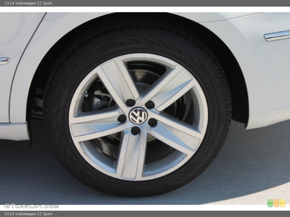 2014 Volkswagen CC Sport Wheel and Tire Photo #84922177