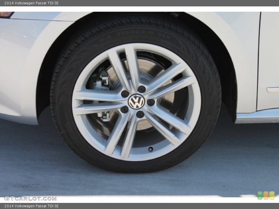 2014 Volkswagen Passat TDI SE Wheel and Tire Photo #84922804