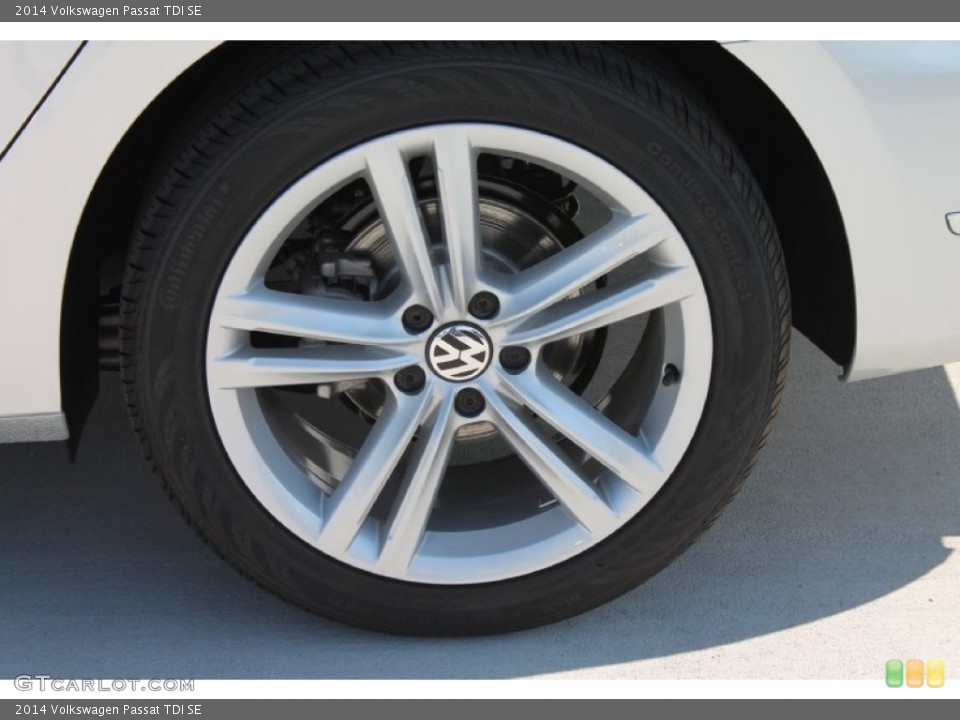 2014 Volkswagen Passat TDI SE Wheel and Tire Photo #84922846