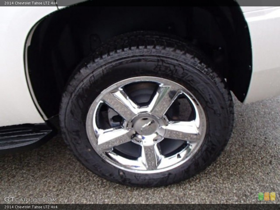 2014 Chevrolet Tahoe LTZ 4x4 Wheel and Tire Photo #84926152