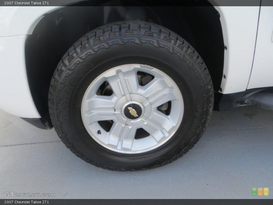2007 Chevrolet Tahoe Z71 Wheel and Tire Photo #84932167