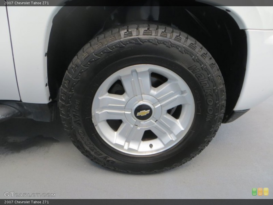 2007 Chevrolet Tahoe Z71 Wheel and Tire Photo #84932243