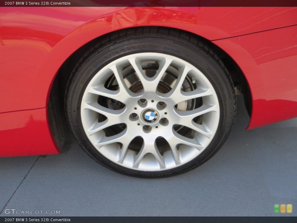 2007 BMW 3 Series 328i Convertible Wheel and Tire Photo #84933343
