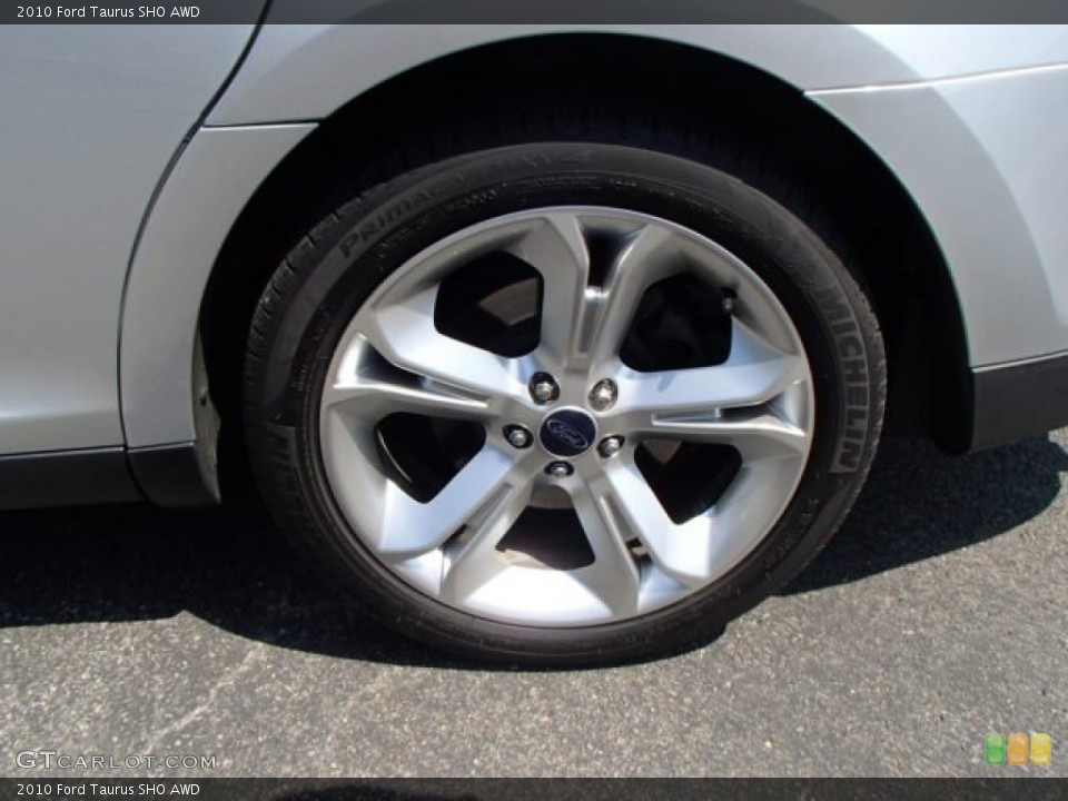 2010 Ford Taurus SHO AWD Wheel and Tire Photo #84940768