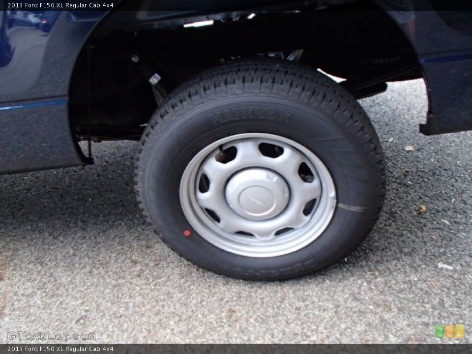 2013 Ford F150 XL Regular Cab 4x4 Wheel and Tire Photo #84943510