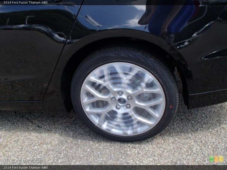 2014 Ford Fusion Titanium AWD Wheel and Tire Photo #84944845