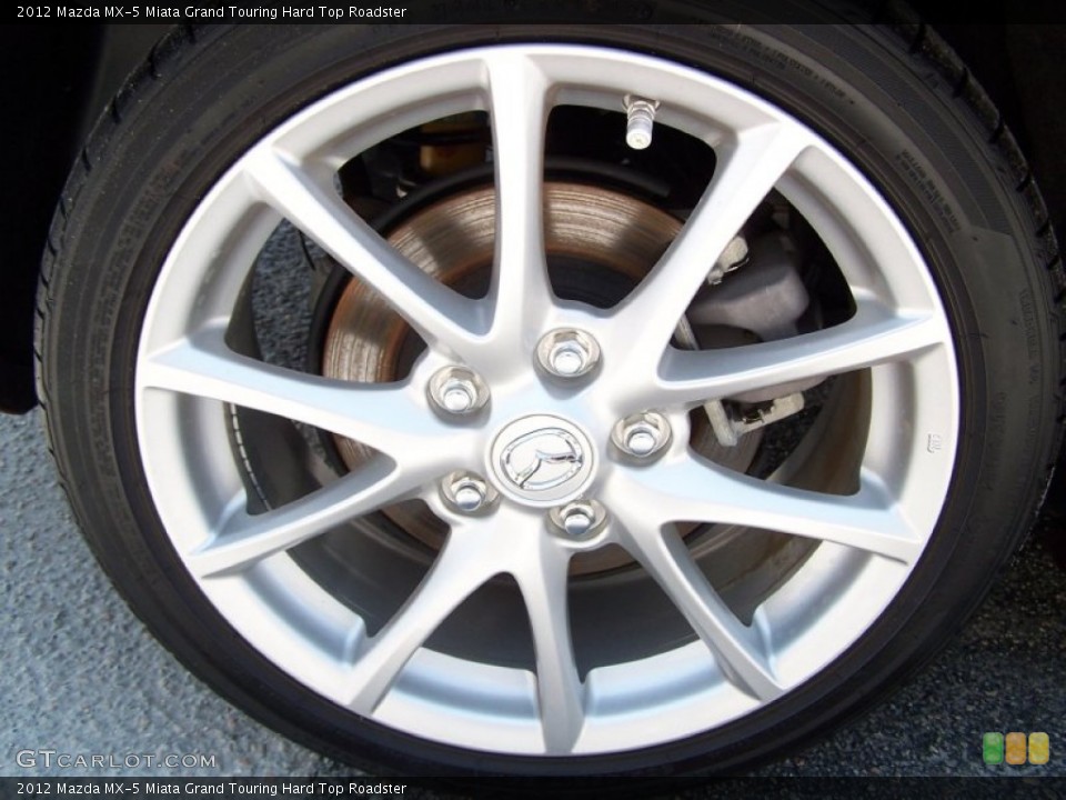 2012 Mazda MX-5 Miata Grand Touring Hard Top Roadster Wheel and Tire Photo #84946492