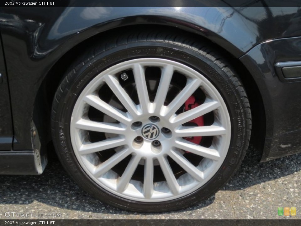 2003 Volkswagen GTI 1.8T Wheel and Tire Photo #84948139