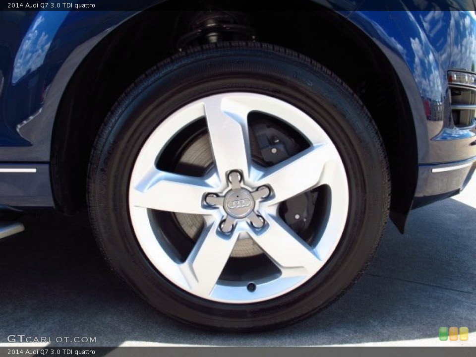 2014 Audi Q7 3.0 TDI quattro Wheel and Tire Photo #84950335