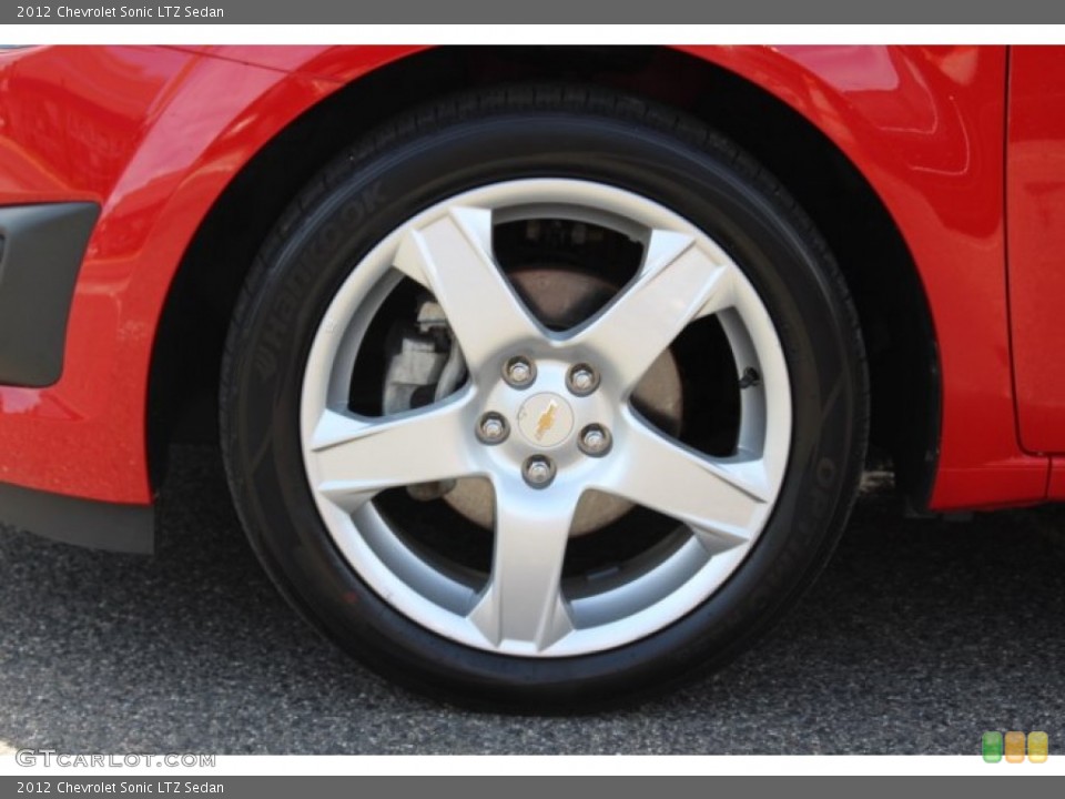 2012 Chevrolet Sonic LTZ Sedan Wheel and Tire Photo #84950407