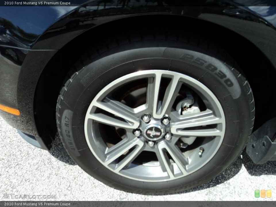 2010 Ford Mustang V6 Premium Coupe Wheel and Tire Photo #84955003