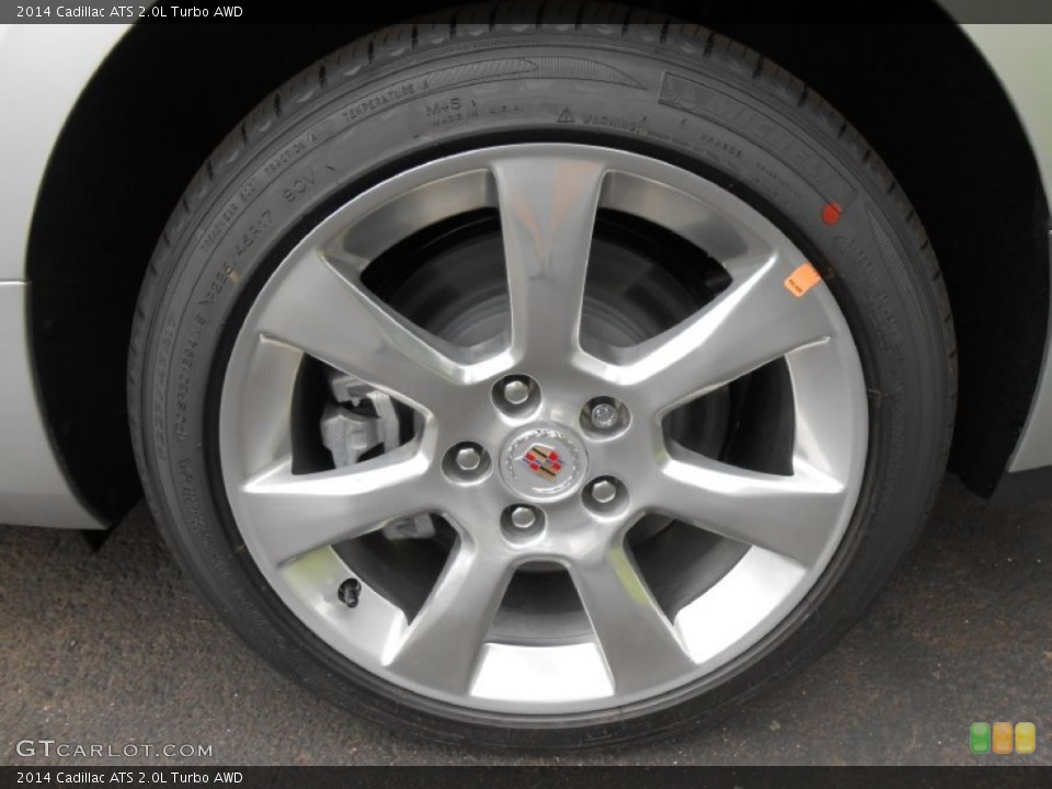 2014 Cadillac ATS 2.0L Turbo AWD Wheel and Tire Photo #84956698