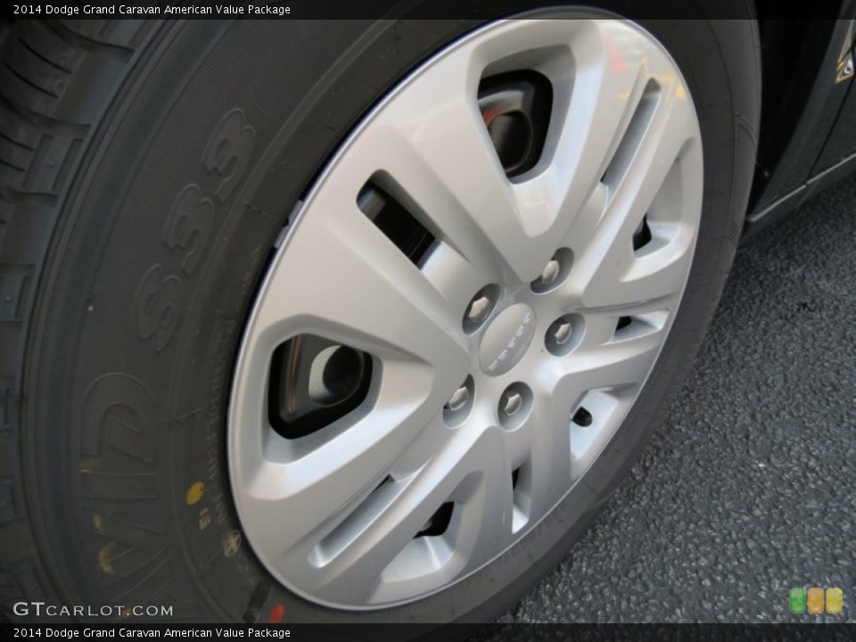 2014 Dodge Grand Caravan American Value Package Wheel and Tire Photo #84960337