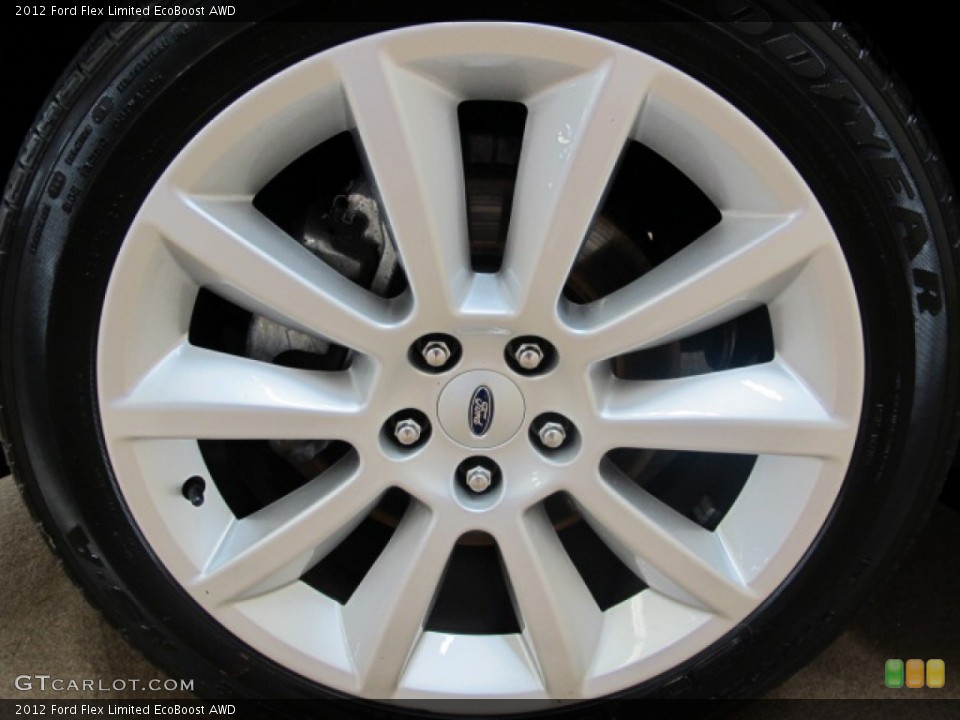 2012 Ford Flex Limited EcoBoost AWD Wheel and Tire Photo #84973886