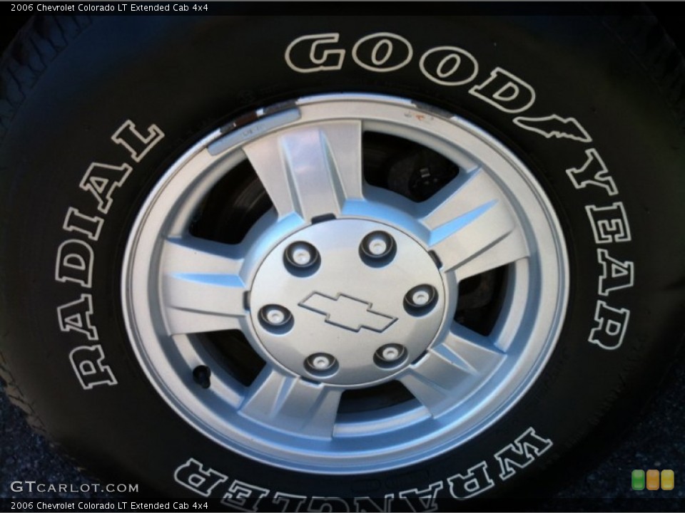 2006 Chevrolet Colorado LT Extended Cab 4x4 Wheel and Tire Photo #84974423