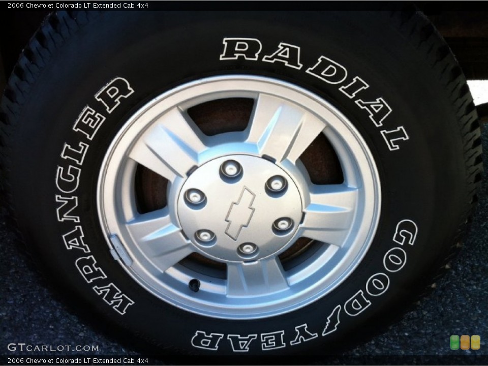 2006 Chevrolet Colorado LT Extended Cab 4x4 Wheel and Tire Photo #84974737