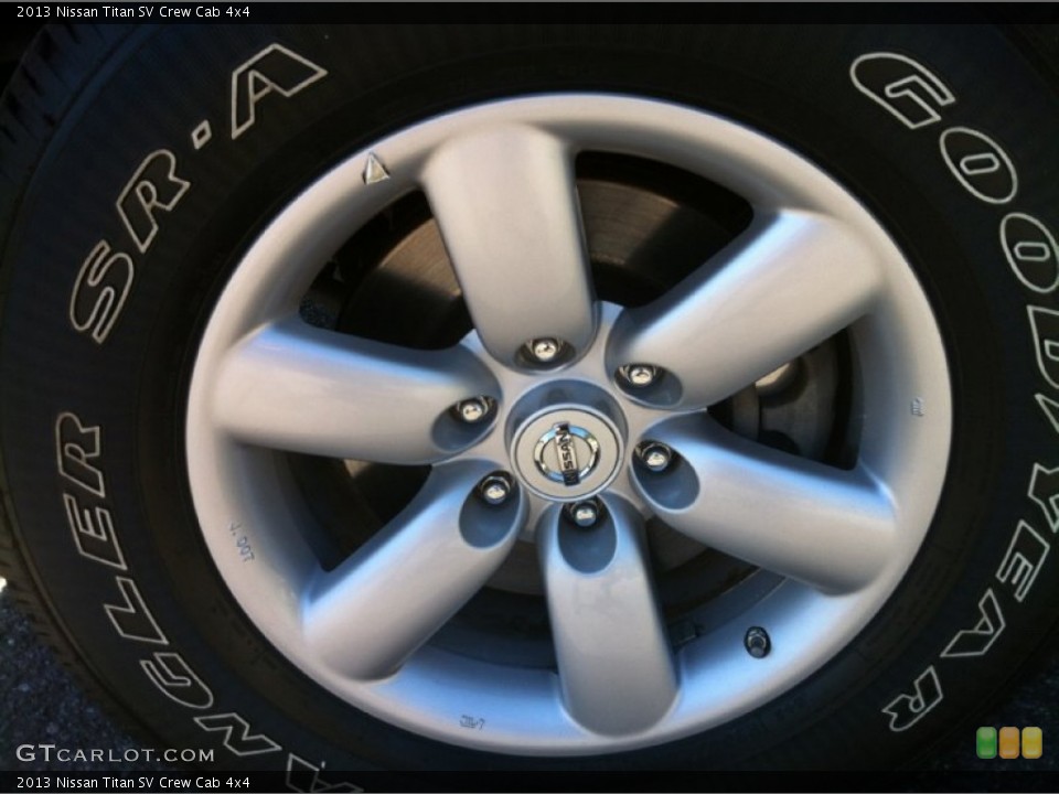 2013 Nissan Titan SV Crew Cab 4x4 Wheel and Tire Photo #84977291
