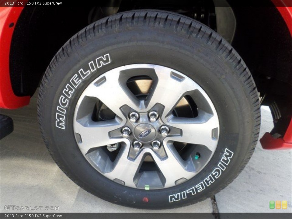 2013 Ford F150 FX2 SuperCrew Wheel and Tire Photo #84977390