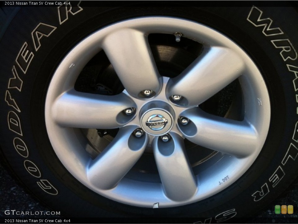 2013 Nissan Titan SV Crew Cab 4x4 Wheel and Tire Photo #84977617