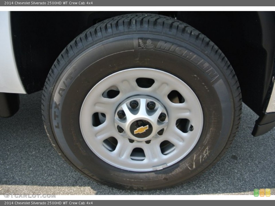 2014 Chevrolet Silverado 2500HD WT Crew Cab 4x4 Wheel and Tire Photo #84980690