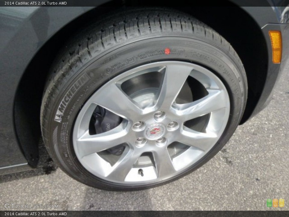 2014 Cadillac ATS 2.0L Turbo AWD Wheel and Tire Photo #84982004