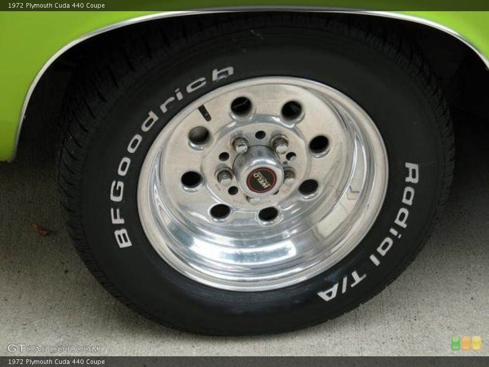 1972 Plymouth Cuda Custom Wheel and Tire Photo #84993332